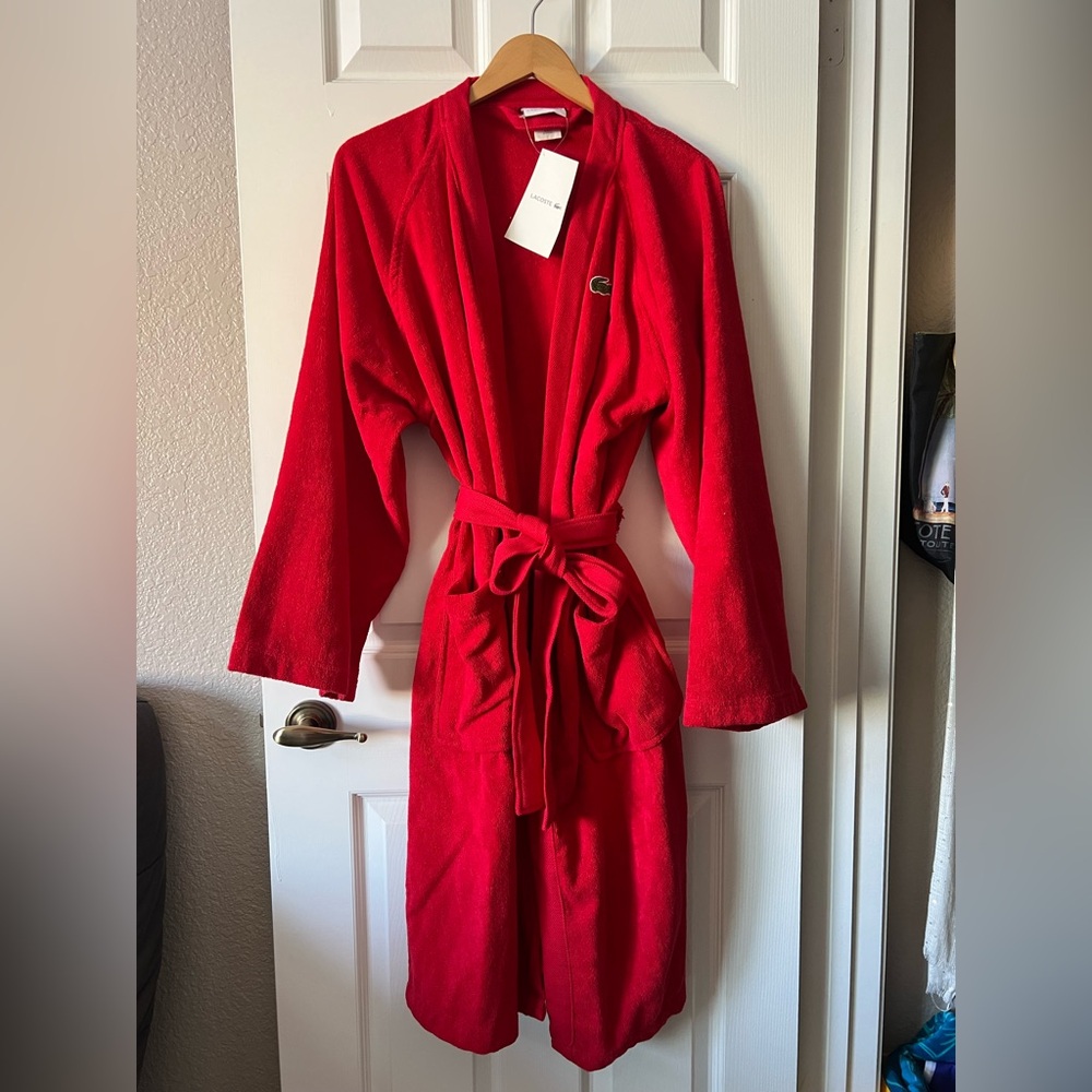 Lacoste Red Robe - brand new with tag!